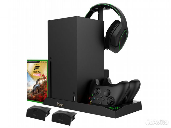 Подставка с охлаждением+2акб для xbox Series X
