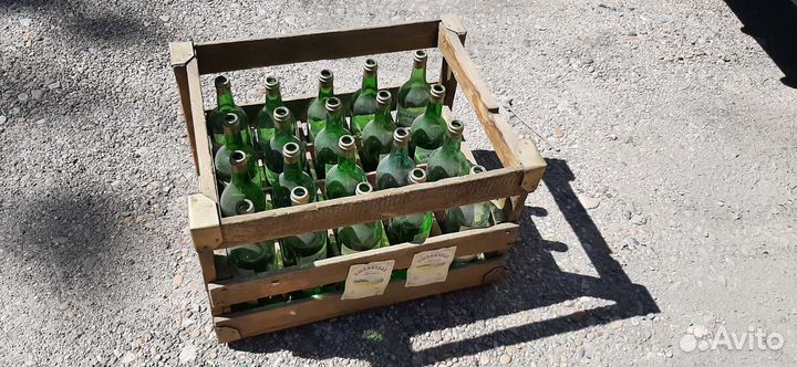 Ящик с бутылками СССР