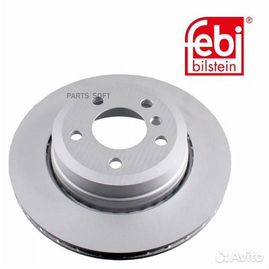 Febi 24809 Диск тормозной зад прав/лев