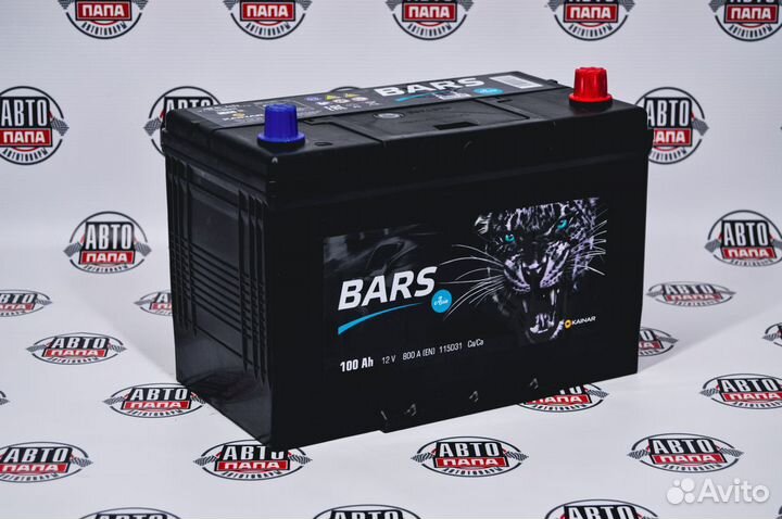 Автомобильный аккумулятор Барс Азия 100Ah