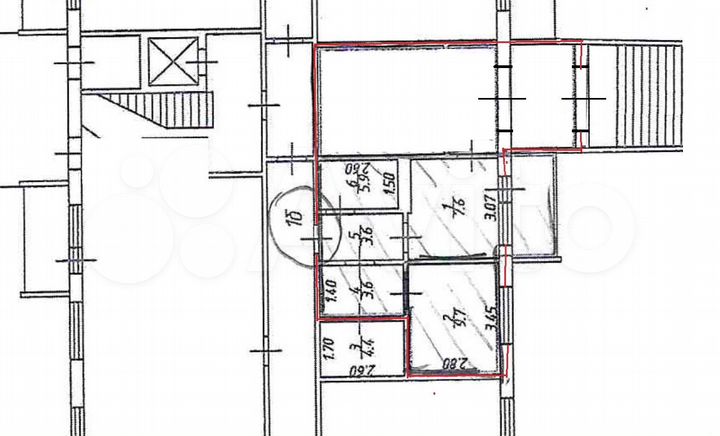 Свободного назначения, 56 м²