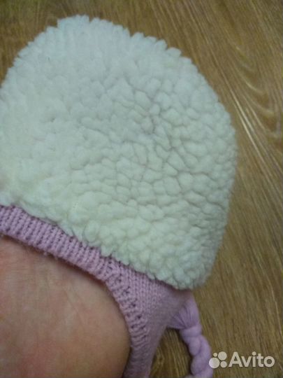 Зимняя шапка на меху 46-48р-р