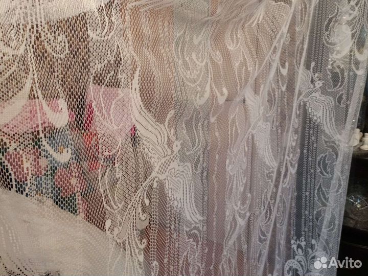 Тюль 2 штуки