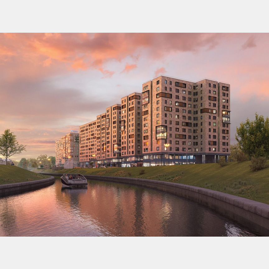 1-к. апартаменты, 34,8 м², 4/13 эт.