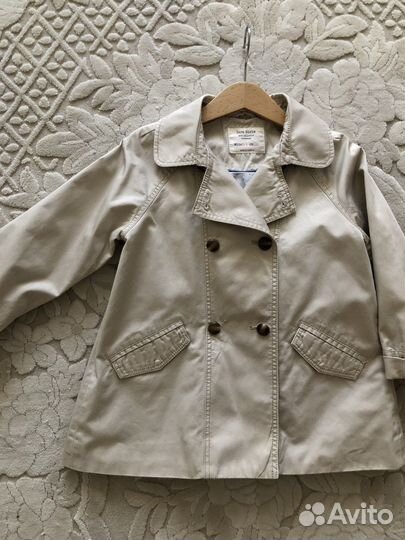 Плащ для девочки zara 116