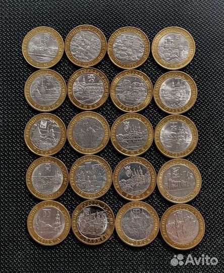 Юбилейные Монеты 10 рублей Биметалл
