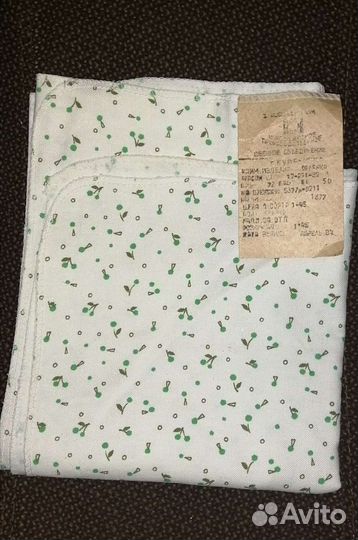Пелёнки новые. Фланель. СССР. Винтаж