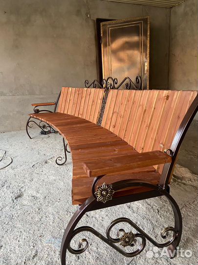 Скамейка кованая