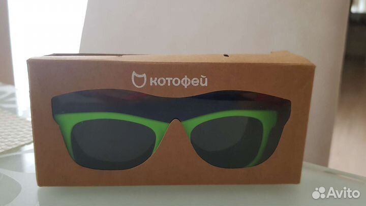 Новые Очки солнцезащитные детские Котофей