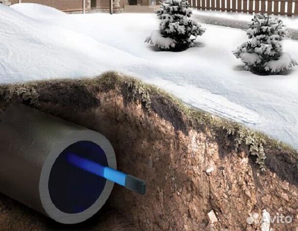 Греющий кабель внутрь канализации