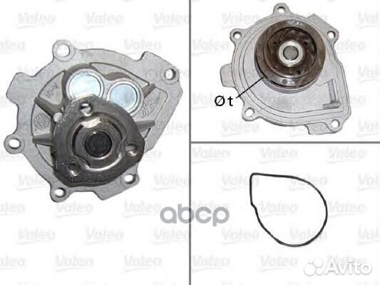 Водяной насос системы охлаждения двигателя 506837