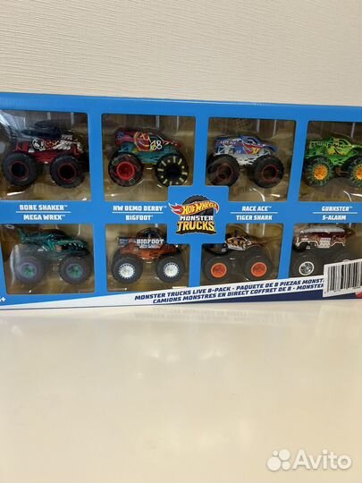 Набор hot wheels monster tracks 8 шт