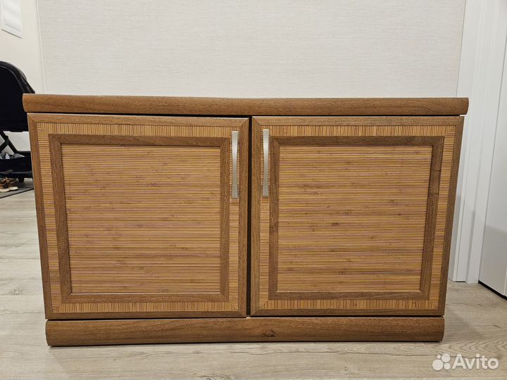 Тумба с ротангом