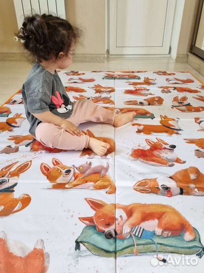 Детский коврик складной