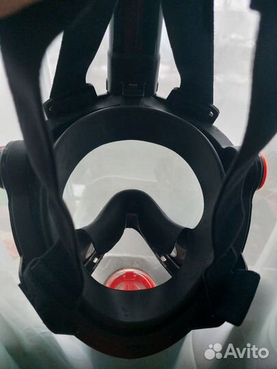 Маска для подводного плавания с трубкой
