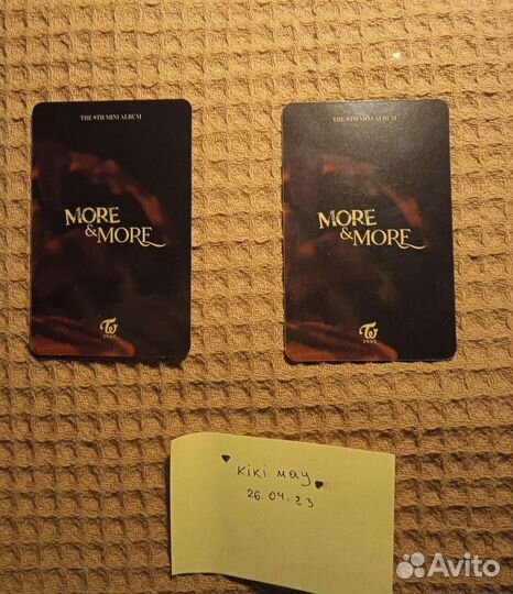 Оригинальные карты twice more & more