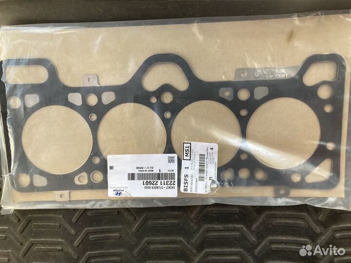 Hyundai-KIA 2231122601 прокладка ГБЦ метал