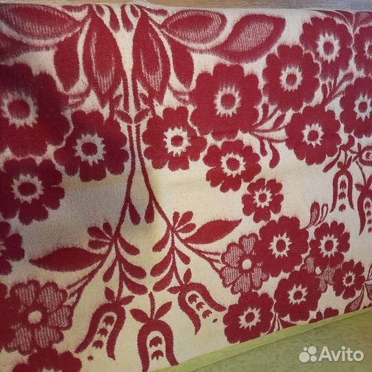 Одеяло шерстяной, детское, подушка, плед