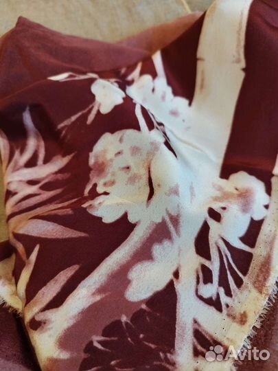 Отрез ткани шелк натуральный
