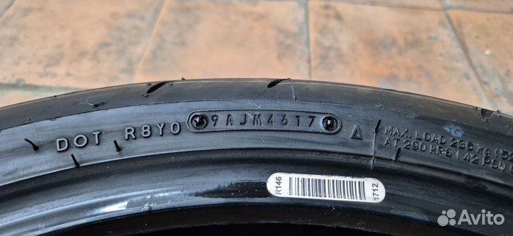 Моторезина Dunlop 120 70 R17, 160 60 R17