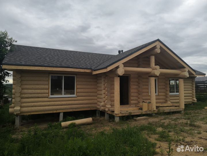 Рубленные дома, бани. Строительство, отделка