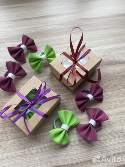 Резинка для волос, бантики для девочки