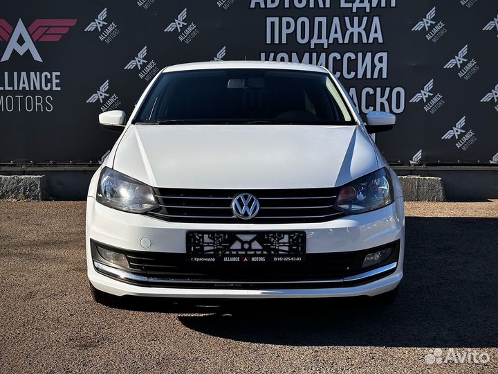 Volkswagen Polo 1.6 AT, 2018, 71 500 км