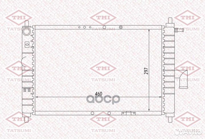 Радиатор охлаждения TGA1081 tatsumi