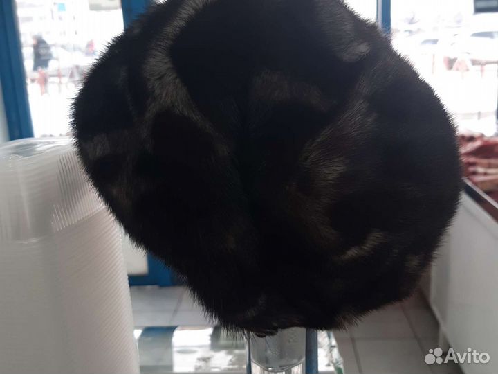 Берет норковый новый