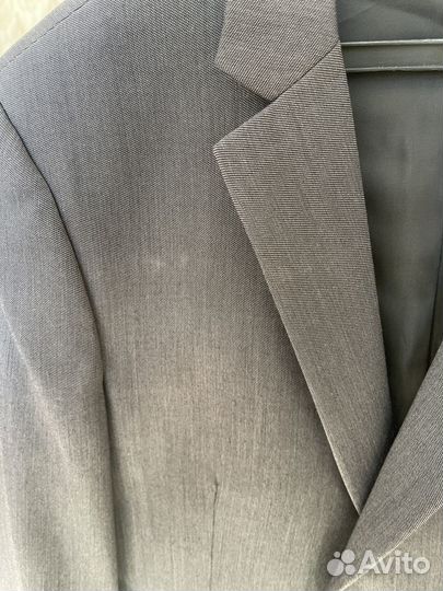 Пиджак школьный серый