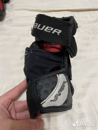 Топовый хоккейные налокотники bauer x7.0 Jr S