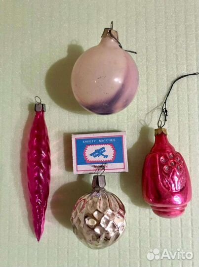 Елочные игрушки СССР советские старые
