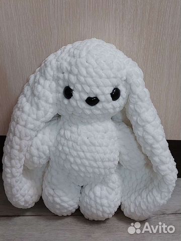 Вязаные игрушки зайка