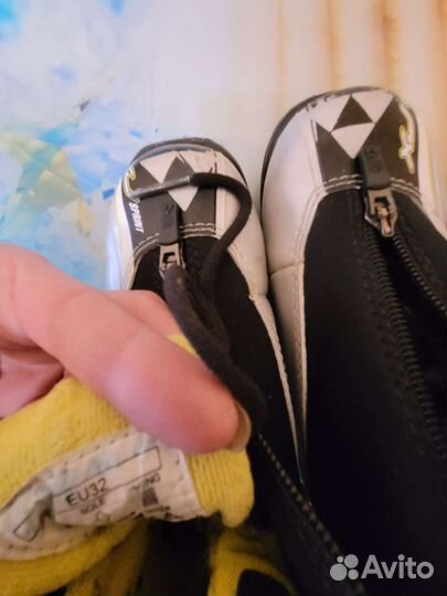 Лыжные ботинки размер 32