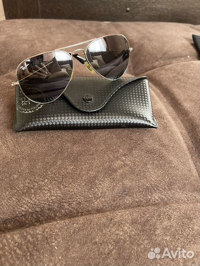 Очки ray ban aviator зеркальные