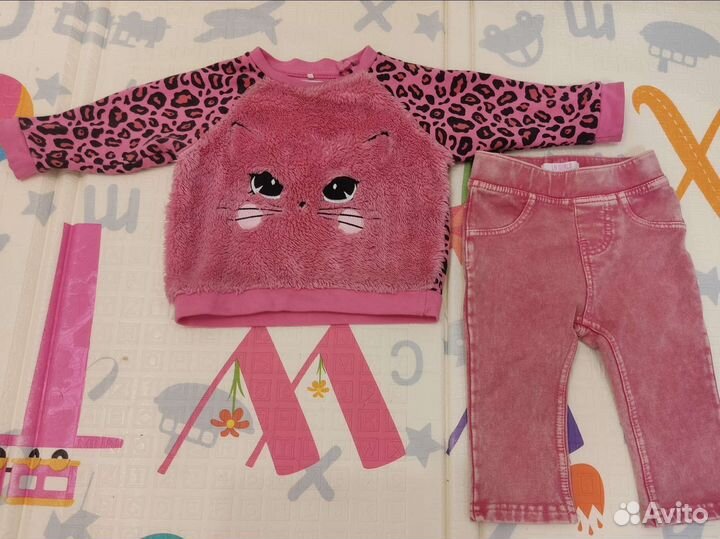 Вещи пакетом на девочку от 0 до 9 месяцев