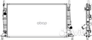 Радиатор, 16 мм ford focus 04-10,C-MAX 03-07, M