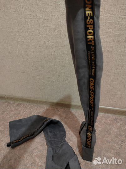 Сапоги женские ботфорты демисезонные 36-37р