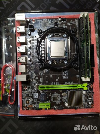 Комплект X79 Intel xeon E5 2420v2/ddr16gb (новый)