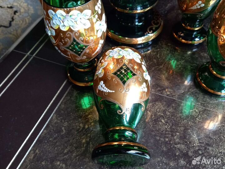 Графин с бокалами,Чехословакия