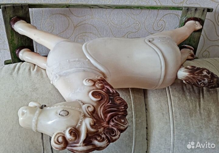 Лошадка - качалка времен СССР. Высота - 67 см