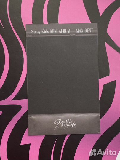 Карта Полароид Сынмина Stray Kids