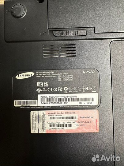 Samsung NP-RV520