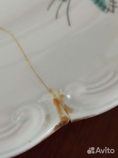 Фарфоровое блюдо Польша walbrzych