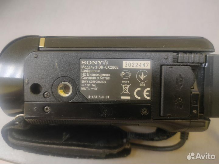 Видеокамера sony HDR-CX280E