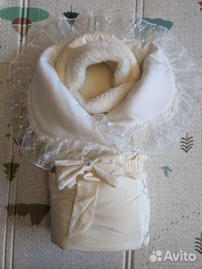 Конверт на выписку зимний из овчины