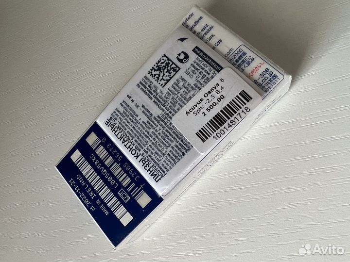 Двухнедельные контактные линзы acuvue oasys