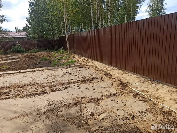 Заборы из профнастила