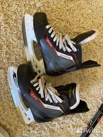 Коньки хоккейные ссм 34