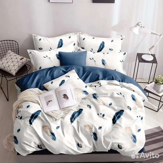 Белье постельное евро и двухспальное новое